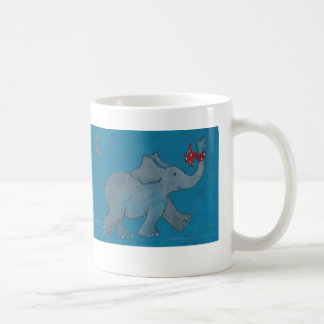 Elefanten vergessen nie (Türkis) Kaffeetasse