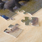 Elefanten von Sri Lanka. Puzzle (Seite)