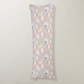 Elefanten, Wolken und Regenbogen Seitenschläferkissen (Vorderseite Vertikal)