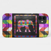 Elefanten-Zickzack-Muster Case-Mate iPhone Hülle (Rückseite (Horizontal))