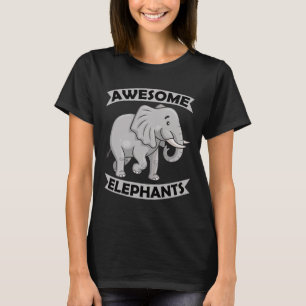 Elefanten Zoo Zirkus Spaß Elefant Konservativ  T-Shirt