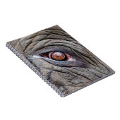 Elefantenauge nah notizblock (Rechte Seite)