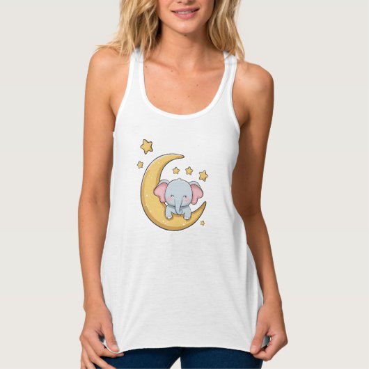 Elefantenbaby Tank Top (Vorderseite)