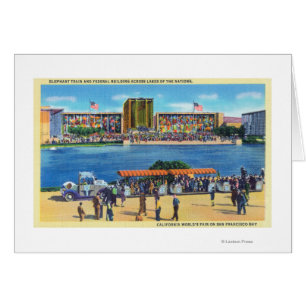 Elefantenbahn und Bundesstaatliche Bldg, CA World