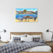 Elefantenbahn und Bundesstaatliche Bldg, CA World Leinwanddruck (Insitu (Schlafzimmer))