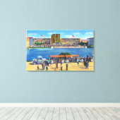 Elefantenbahn und Bundesstaatliche Bldg, CA World  Leinwanddruck (Insitu (Holzboden))