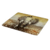 Elefantenbaum Abstrakt Schneidebrett (Ecke)