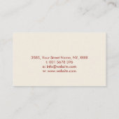 Elefantenbaum  visitenkarte (Rückseite)