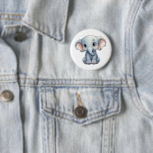 Elefantenbild des Cartoon Button (Beispiel)