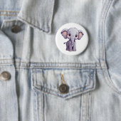 Elefantenbild des Cartoon Button (Beispiel)