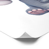 Elefantenbild des Cartoon Poster (Ecke)