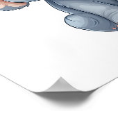 Elefantenbild des Cartoon Poster (Ecke)