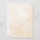 Elefantenblütendusche Einladung (Rückseite)