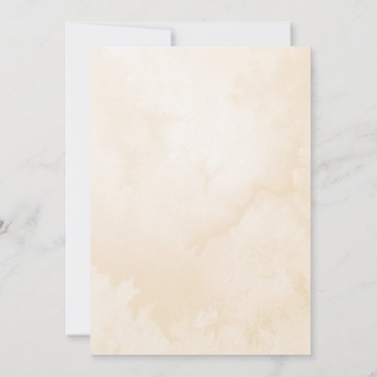 Elefantenblütendusche Einladung (Rückseite)