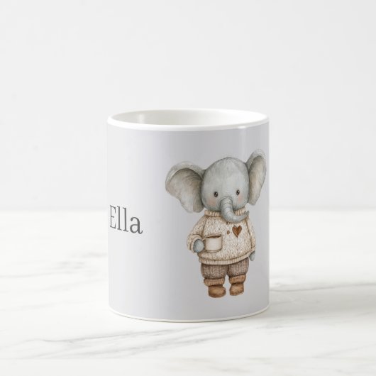 Elefantencoffee-Tasse Kaffeetasse (Mittel)