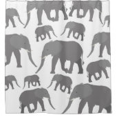 Elefantendesign Duschvorhang (Vorderseite)