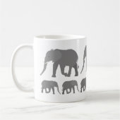 Elefantendesign Kaffeetasse (Links)