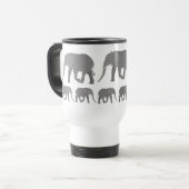 Elefantendesign Reisebecher (Vorderseite Links)