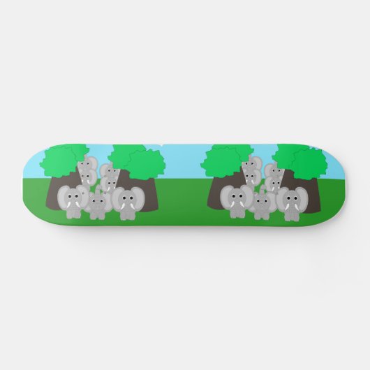 Elefantendesign Skateboard (Horizontal)