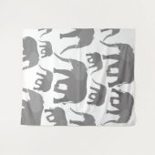 Elefantendesign Wandteppich (Vorderseite (Horizontal))