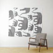 Elefantendesign Wandteppich (Beispiel (Horizontal))