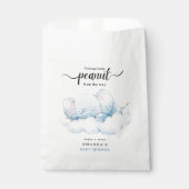 Elefantendusche, Babydusche Geschenktütchen (Vorderseite)