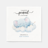 Elefantendusche, Babydusche Serviette (Vorderseite)