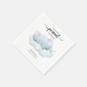 Elefantendusche, Babydusche Serviette (Ecke)