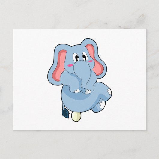Elefantenei Postkarte (Vorderseite)