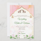 Elefanteneinladungen und indische Einladungen zur  (Vorderseite)