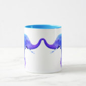 ElefantenElefanten der digitalen Kunst Tasse (Zentrum)