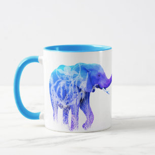 ElefantenElefanten der digitalen Kunst Tasse