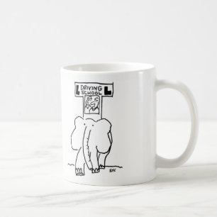 Elefantenfahrschule Kaffeetasse