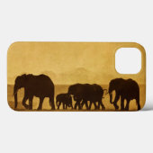 Elefantenfamilie Case-Mate iPhone Hülle (Rückseite (Horizontal))
