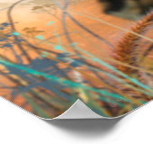 Elefantenfamilie des Kilimanjaro Poster (Ecke)