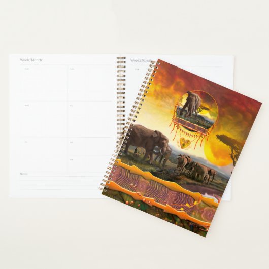 Elefantenfamilie "Die Anleihen der Krawatte" Planer (Anzeige)