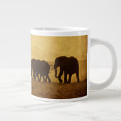 Elefantenfamilie Jumbo-Tasse (Rechts)