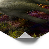 Elefantenfamilie RAIN FOREST PARTY Poster (Ecke)