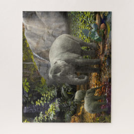 Elefantenfamilie RAIN FOREST PARTY Puzzle