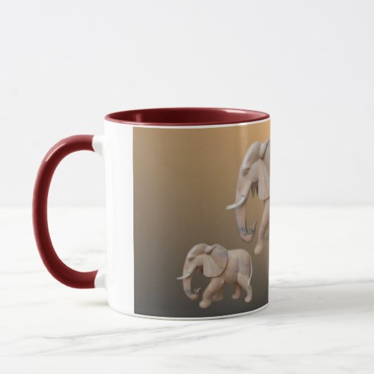 Elefantenfamilie Tasse (Links)