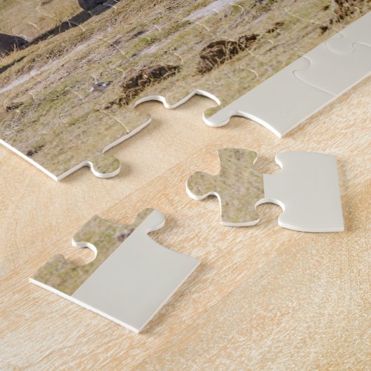 Elefantenfamilienwandern Puzzle (Seite)