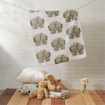 Elefantenfreunde Babydecke