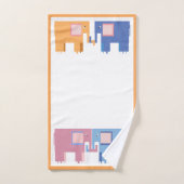 Elefantenfreunde Badhandtuch Set (Handtuch)