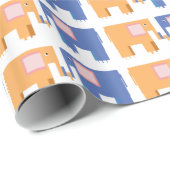 Elefantenfreunde Geschenkpapier (Rolleneckpunkt)