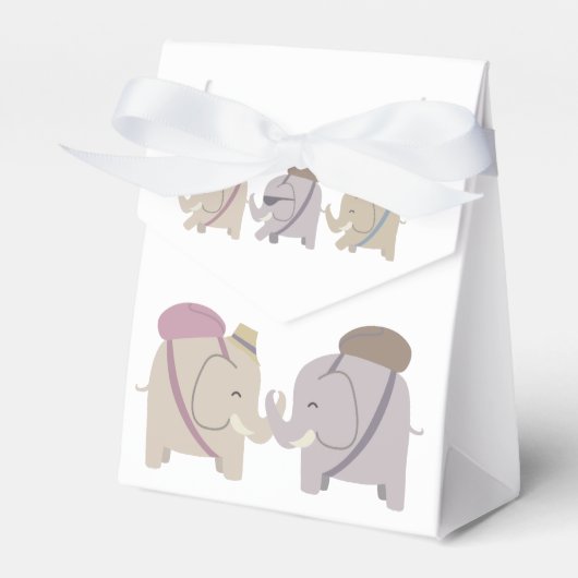 Elefantenfreunde Geschenkschachtel (Vorderseite)