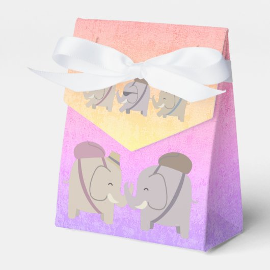 Elefantenfreunde Geschenkschachtel (Vorderseite)