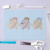 Elefantenfreunde Seidenpapier (Handwerk)