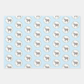 Elefantengeburtstag Geschenkpapier Set (Vorderseite)