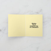 Elefantengedächtnis vergisst nie niedliches Retro Karte (Innenseite)