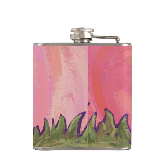 Elefantengeschenke und Zubehör Flachmann (Rückseite)